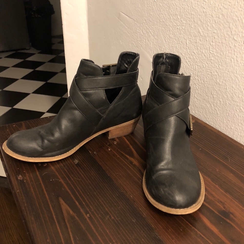 Black booties